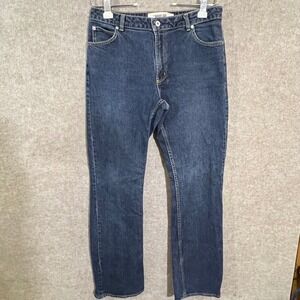 Vintage Gap Boot Cut Jeans Womens 14L Blue Stretch Denim Dark Wash Y2K